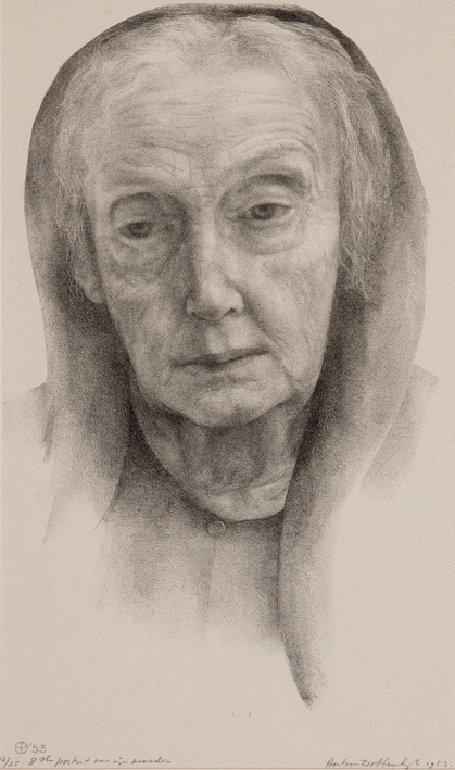 08 1127 aart van dobbenburgh 8e portret van mijn moeder 1953 2