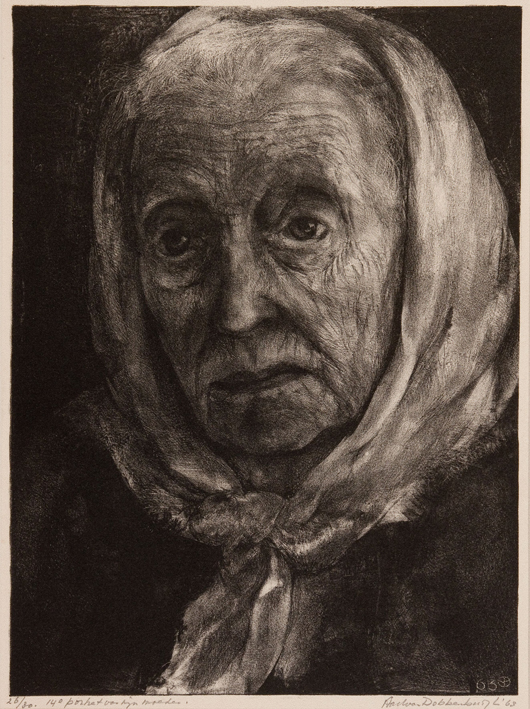 11 1129 aart van dobbenburgh- 14e portret van mijn moeder 1964 6