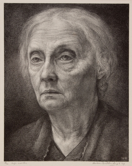 1174 aart van dobbenburgh 6e portret van mijn moeder 1952 1
